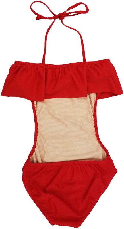GIRL'S ONE PIECE RUFFLE BATHING SUIT