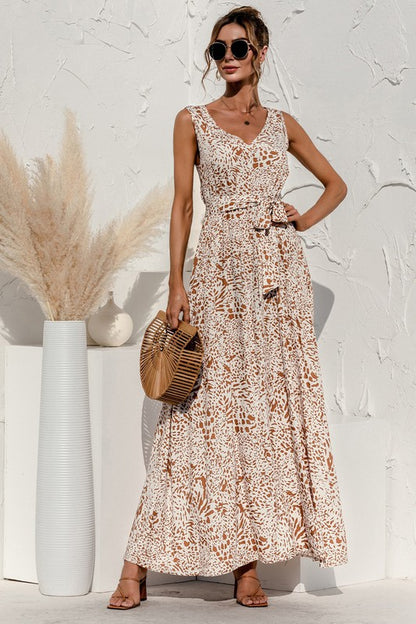 Tie Detail Women's Maxi Dress