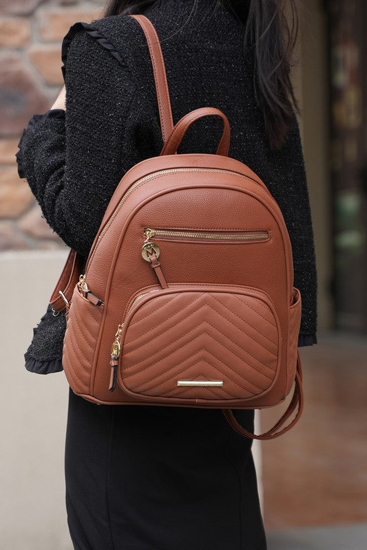 MKF Collection Romana Backpack by Mia K vegan leather fashion bag