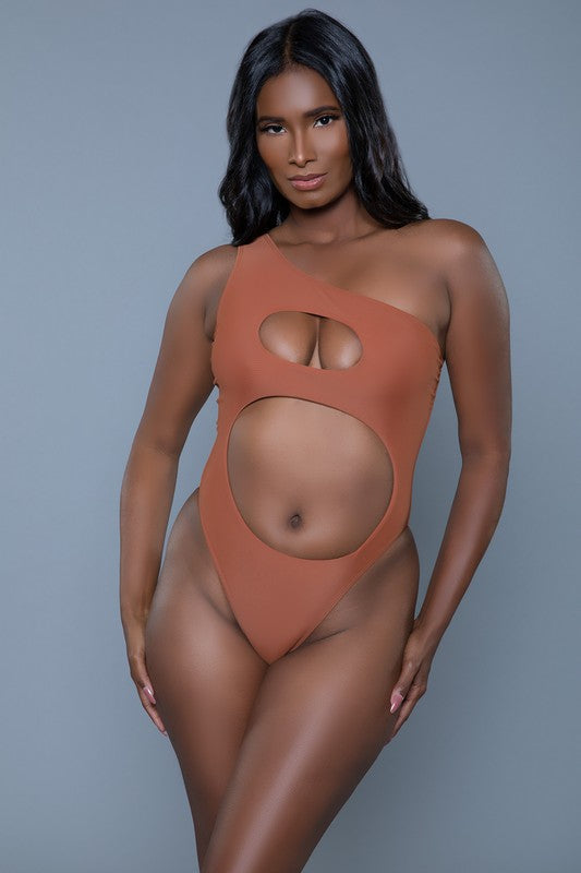 Sexy one piece women's swim suit