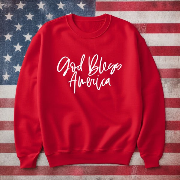 God Bless America Crewneck Sweatshirt