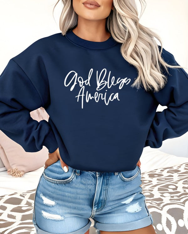God Bless America Crewneck Sweatshirt