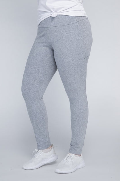 Plus Size Everyday Leggings with Pockets