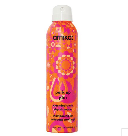 Amika perk up plus extended clean dry shampoo. Best dry shampoo. Hair tips hair tutorials. Oily hair