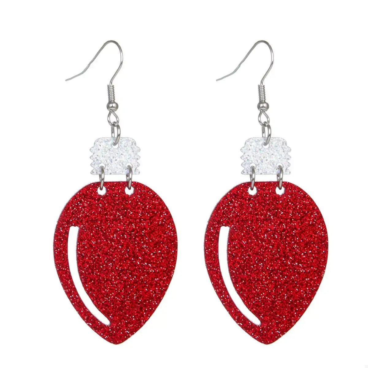 Christmas Glitter Light Drop Earrings