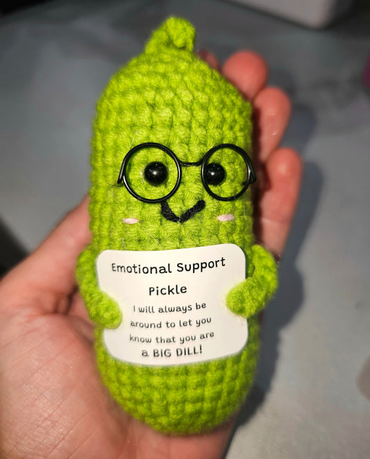 Emotional Support Pickle and Friends make the perfect gift for you coworker, mom, dad, sister, brother, or best friend
