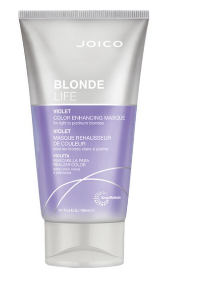 Violet hair mask for blonde highlights