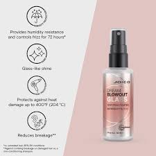 Joico hair care product with text on a pink background