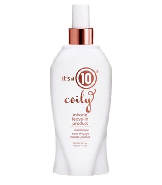 It's a 10 Coily Miracle Leave-In Product