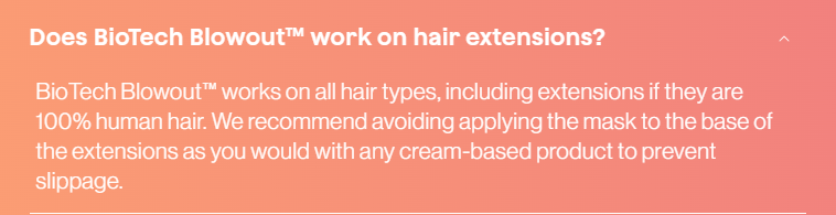 Goddess BioTech Blowout Leave-In Restorative Hair Mask