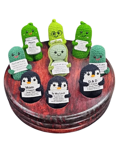 Emotional Support Pickle and Friends