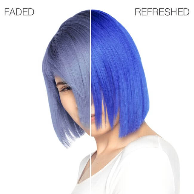 blue colorditioner before and after