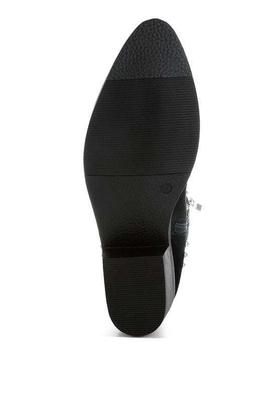 Black shoe sole on a white background