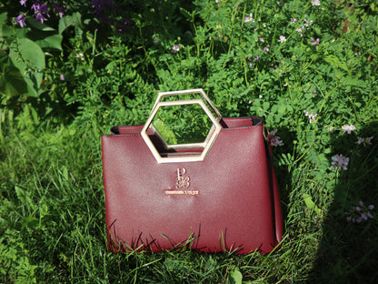 Make a fearless statement with The Hex Appeal Prestige Boutique Crossbody Handbag. This daring accessory combines high-end sophistication with practical design. Its large capacity and secure zipper keep your essentials safe while making a bold statement wherever you go. Perfect for those who refuse to blend in. burgundy wine red purse
