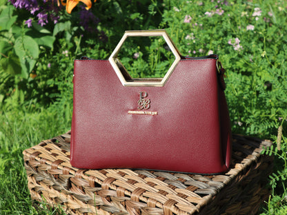 wine red burgundy crossbody handbag Make a fearless statement with The Hex Appeal Prestige Boutique Crossbody Handbag. This daring accessory combines high-end sophistication with practical design. Its large capacity and secure zipper keep your essentials safe while making a bold statement wherever you go. Perfect for those who refuse to blend in.

