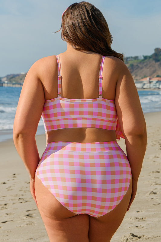 Pink Summer Dream Plus Size Queen Bikini Set