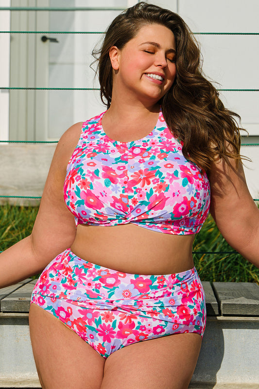 ROSE Floral Queen Bikini Set