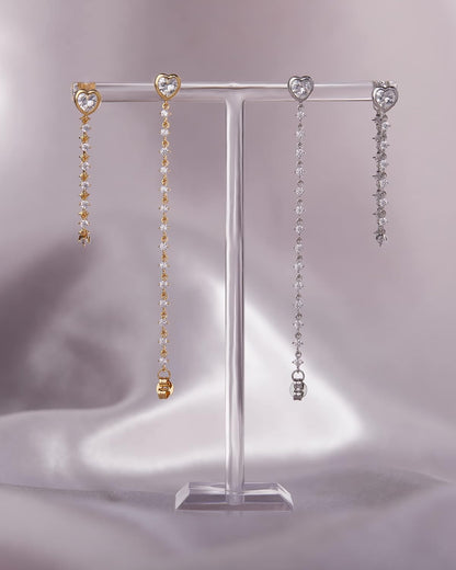 Dangle Earrings for Women - Cute Designer Earrings for Women Trendy Gold Chain E