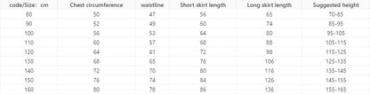 Girls French Sweet Umbrella Princess Dress Girls