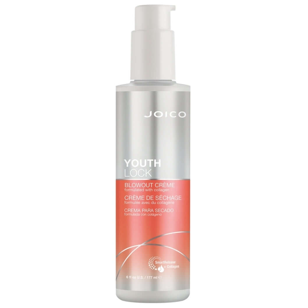 Joico Youth Lock Blowout Crème bottle on a white background