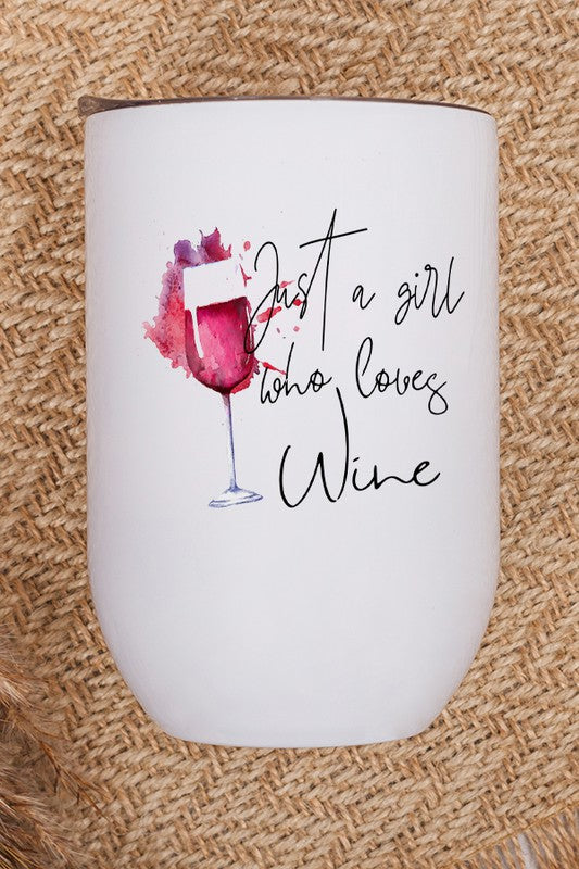 This wine tumbler is perfect for the wine lover in your life! perfect gift idea