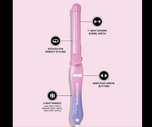 Beach Waver B1 Pink Sunset