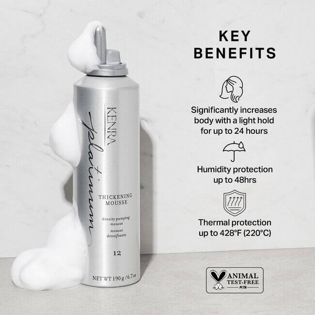 Kenra Platinum Hair Thickening Volume Mousse