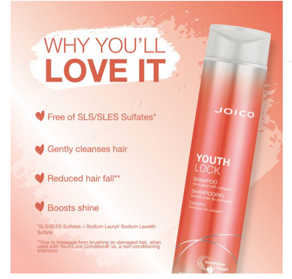 Joico YouthLock Collagen Color Safe Shampoo
