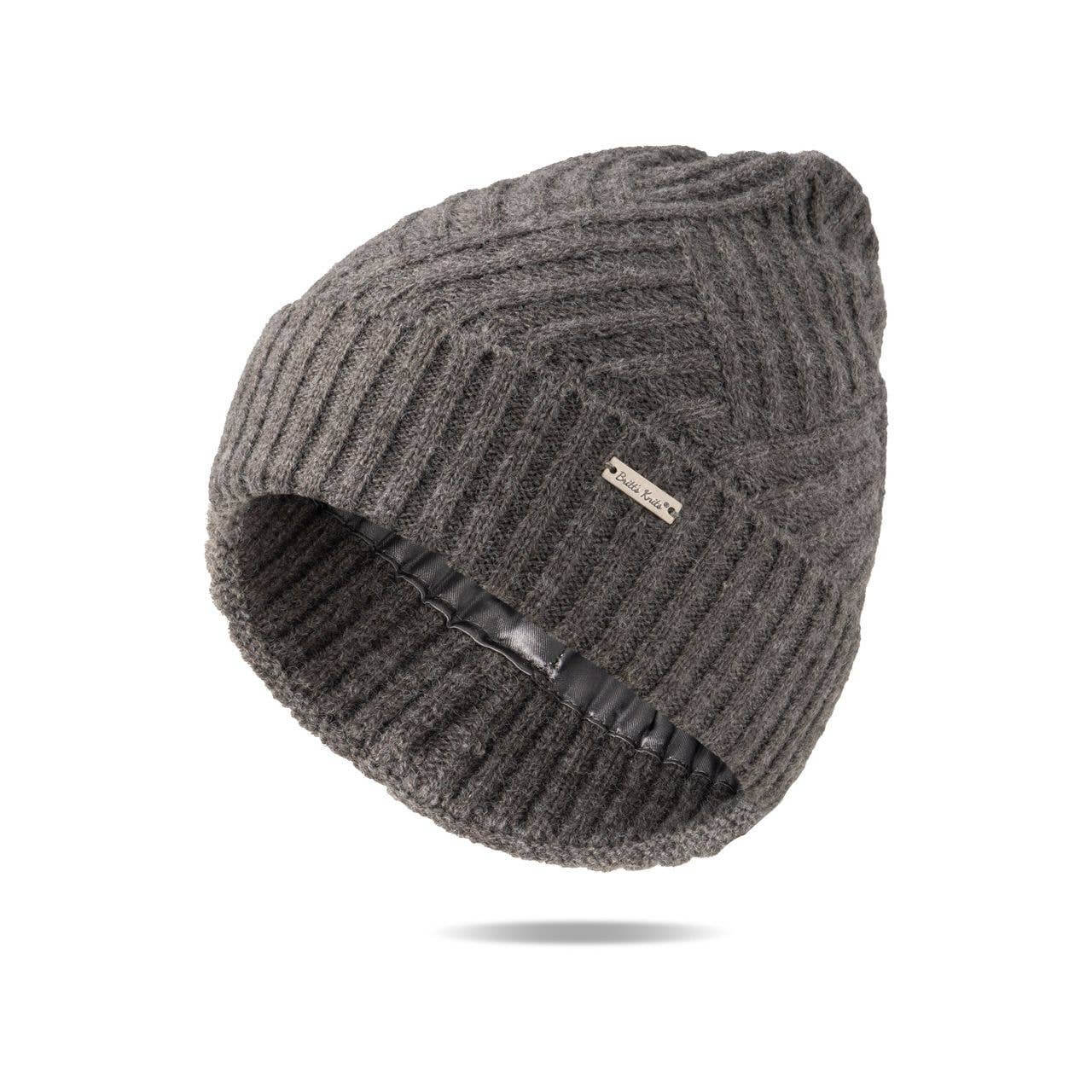 Britt’s Knits Satin Lined Beanie Open Stock