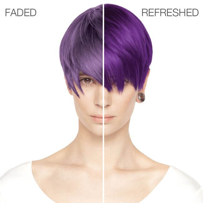 viral purple colorditioner before and after