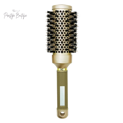 Hair Styling Hair Brush Nylon Comb Thermal Aluminum Tube round Barrel Hair Comb Professional Salon Hair Brush Hair Rollers Tools