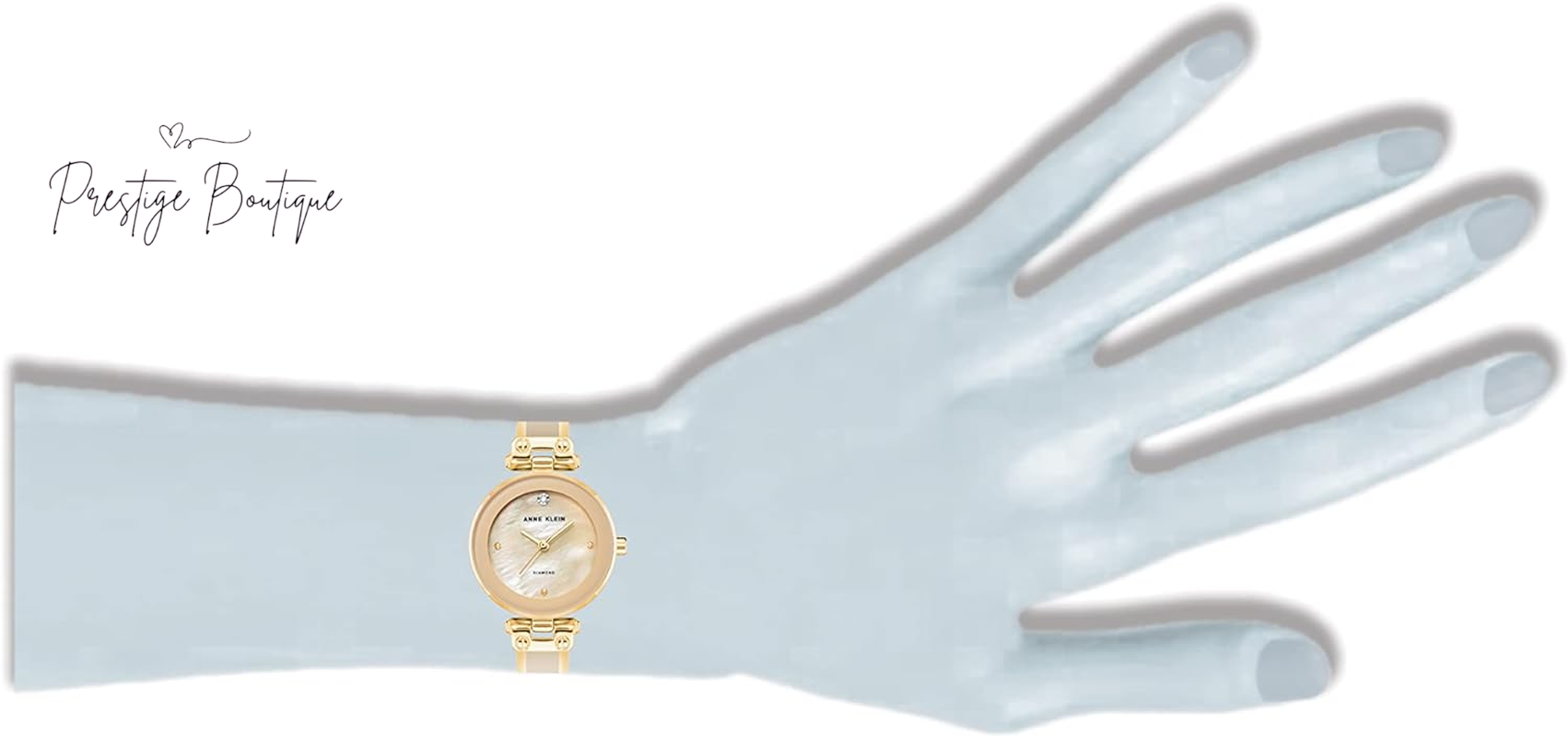 Anne Klein Women'S Genuine Diamond Dial Bangle Watch