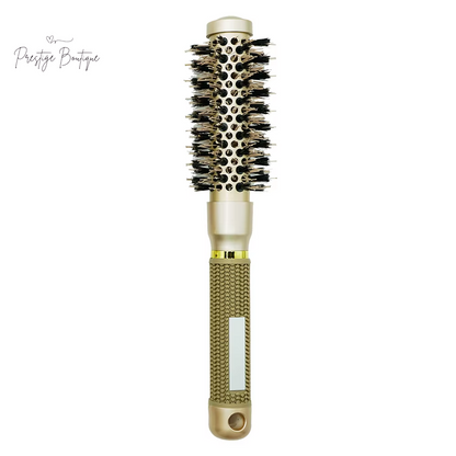 Hair Styling Hair Brush Nylon Comb Thermal Aluminum Tube round Barrel Hair Comb Professional Salon Hair Brush Hair Rollers Tools