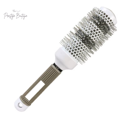 Hair Styling Hair Brush Nylon Comb Thermal Aluminum Tube round Barrel Hair Comb Professional Salon Hair Brush Hair Rollers Tools