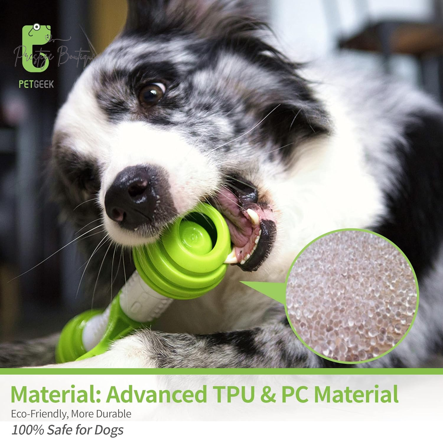 PETGEEK Automatic Dog Bone Toy, Smart Interactive Pet Toys for Boredoms, Electronic Dog Self Entertainment Toy, Safe & Durable Material