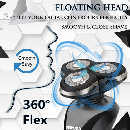Electric Razor for Men Shavers Waterproof Cordless Razors Electric for Men with Nose Trimmer Sideburns Trimmer FEIPUDA