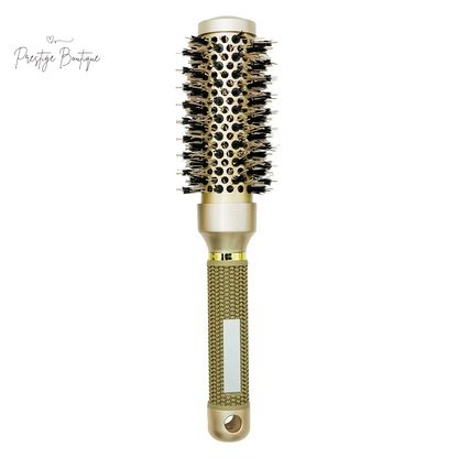 Hair Styling Hair Brush Nylon Comb Thermal Aluminum Tube round Barrel Hair Comb Professional Salon Hair Brush Hair Rollers Tools