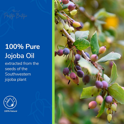 Earth’S Care Jojoba Oil - 100% Pure Jojoba Oil for Hair, Skin and Nails - Cold Pressed - Nourishing Natural Moisturizer - 8 FL OZ